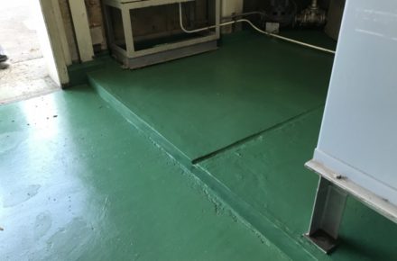 ポッカコーポレーション群馬工場 塗り床工事