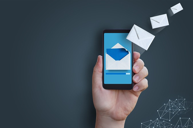 スマホから出るメール
