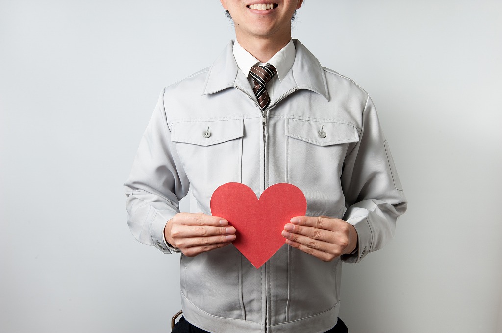 ハートもつ作業員